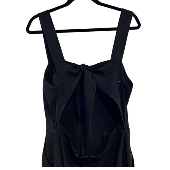 Madewell Apron Bow Back Jumpsuit Tie-Back Wide-Leg Size 16 NWT - Picture 3 of 10